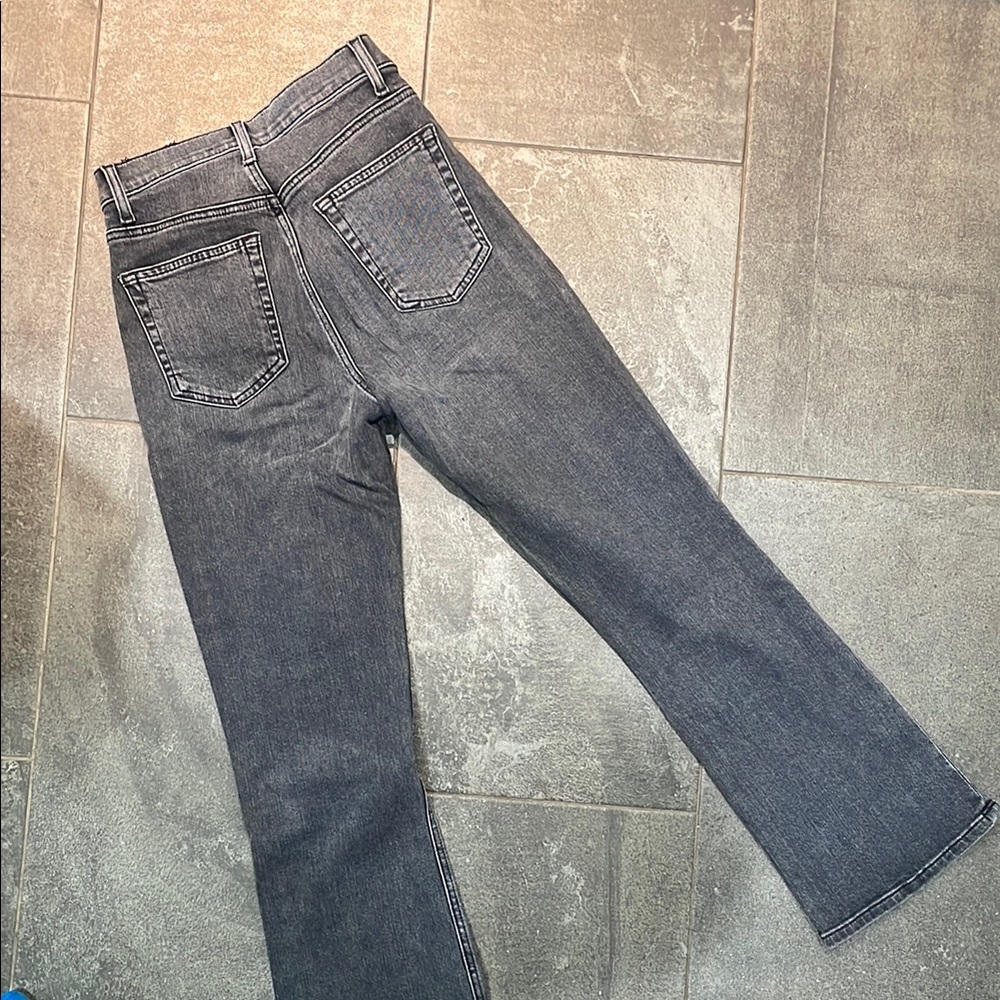 Reformation Jessie High Waist Crop Bootcut Jeans - Picture 6 of 7